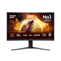 AOC G4 C32G4Z computer monitor 80 cm (31.5") 1920 x 1080 Pixels Full HD LCD Zwart, Rood