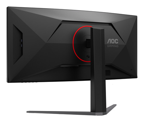 AOC G4 CU34G4CA computer monitor 86,4 cm (34") 3440 x 1440 Pixels Wide Quad HD Zwart, Rood