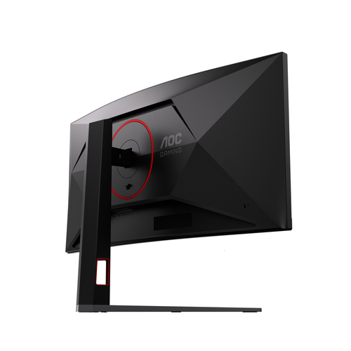 AOC G4 CU34G4CA computer monitor 86,4 cm (34") 3440 x 1440 Pixels Wide Quad HD Zwart, Rood