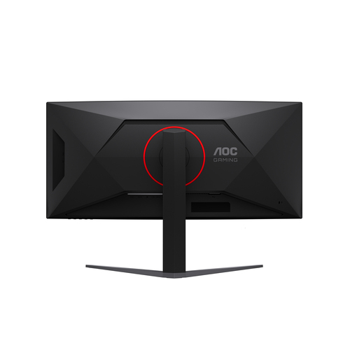 AOC G4 CU34G4CA computer monitor 86,4 cm (34") 3440 x 1440 Pixels Wide Quad HD Zwart, Rood