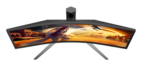 AOC G4 CU34G4CA computer monitor 86,4 cm (34") 3440 x 1440 Pixels Wide Quad HD Zwart, Rood