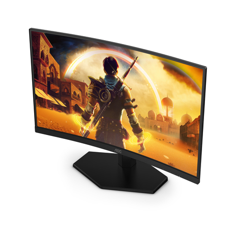AOC G4 23.6" VA FHD 180Hz computer monitor 59,9 cm (23.6") 1920 x 1080 Pixels Full HD LCD Zwart, Rood