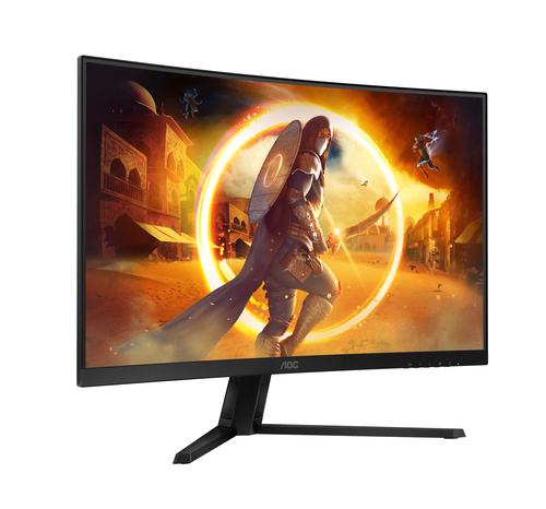 AOC G4 CQ32G4VE computer monitor 81,3 cm (32") 2560 x 1440 Pixels Quad HD LCD Zwart, Grijs