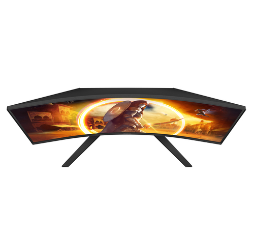 AOC G4 CQ32G4VE computer monitor 81,3 cm (32") 2560 x 1440 Pixels Quad HD LCD Zwart, Grijs