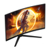 AOC G4 CQ32G4VE computer monitor 81,3 cm (32") 2560 x 1440 Pixels Quad HD LCD Zwart, Grijs