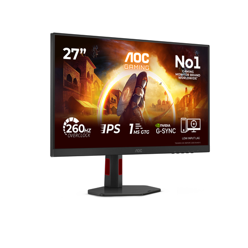 AOC G4 27G4ZR computer monitor 68,6 cm (27") 1920 x 1080 Pixels Full HD LED Zwart, Rood