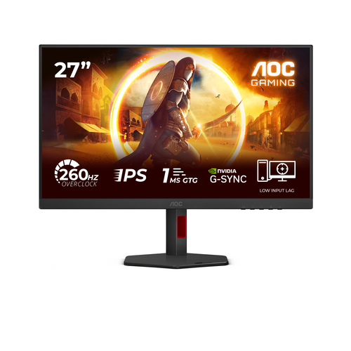 AOC G4 27G4ZR computer monitor 68,6 cm (27") 1920 x 1080 Pixels Full HD LED Zwart, Rood