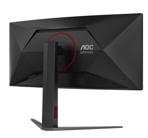 AOC G4 CU34G4Z computer monitor 86,4 cm (34") 3440 x 1440 Pixels Wide Quad HD LED Zwart, Rood
