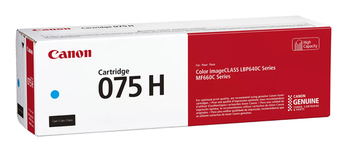 Canon 075 H tonercartridge 1 stuk(s) Origineel Cyaan
