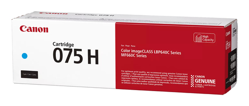 Canon 075 H tonercartridge 1 stuk(s) Origineel Cyaan