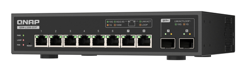 QNAP QSW-L3208-2C6T netwerk-switch Managed L2 10G Ethernet (100/1000/10000) Desktop Zwart