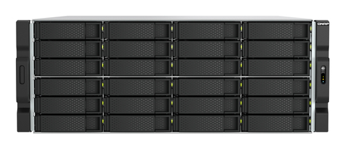 QNAP TS-h2477AXU-RP Opslagserver Rack (4U) AMD Ryzen™ 7 7745 32 GB DDR5 0 TB QNAP QTS Zwart, Grijs
