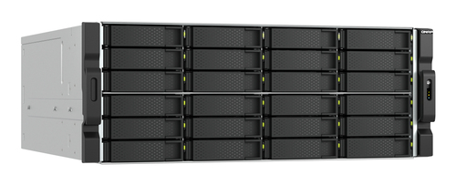 QNAP TS-h2477AXU-RP Opslagserver Rack (4U) AMD Ryzen™ 7 7745 32 GB DDR5 0 TB QNAP QTS Zwart, Grijs