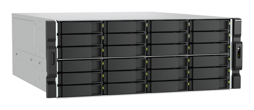 QNAP TS-h2477AXU-RP Opslagserver Rack (4U) AMD Ryzen™ 7 7745 32 GB DDR5 0 TB QNAP QTS Zwart, Grijs
