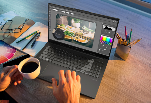 ASUS Vivobook Pro 15 OLED N6506CU-MA040WS Intel Core Ultra 9 285H Laptop 39,6 cm (15.6") 3K 24 GB DDR5-SDRAM 1 TB SSD NVIDIA GeForce RTX 4050 Wi-Fi 6E (802.11ax) Windows 11 Home Belgisch Zwart, Grijs