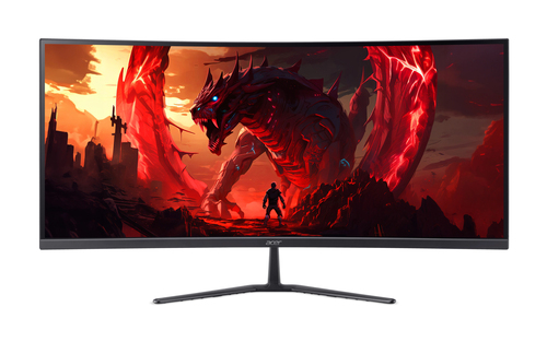 Acer ED340CUR X0 computer monitor 86,4 cm (34") 3440 x 1440 Pixels UltraWide Quad HD LCD Zwart