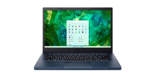 Acer Aspire Vero AV14-52P-56LU (EVO) Intel® Core™ i5 i5-1335U Laptop 35,6 cm (14") Full HD 16 GB LPDDR4x-SDRAM 512 GB SSD Wi-Fi 6E (802.11ax) Windows 11 Home Blauw