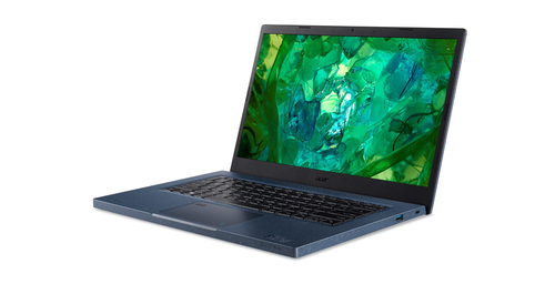 Acer Aspire Vero AV14-52P-56LU (EVO) Intel® Core™ i5 i5-1335U Laptop 35,6 cm (14") Full HD 16 GB LPDDR4x-SDRAM 512 GB SSD Wi-Fi 6E (802.11ax) Windows 11 Home Blauw
