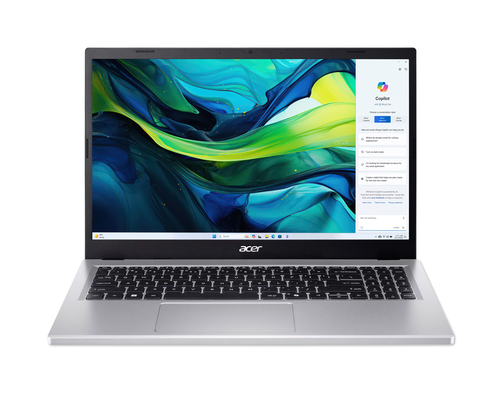 Acer Aspire Go 15 AG15-41P-R3TN AMD Ryzen™ 5 7535HS Laptop 39,6 cm (15.6") Full HD 24 GB DDR5-SDRAM 512 GB SSD Wi-Fi 6 (802.11ax) Windows 11 Home Zilver