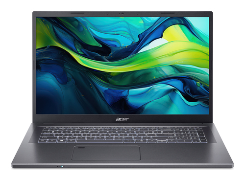 Acer Aspire 17 A17-51M-706U Intel Core 7 150U Laptop 43,9 cm (17.3") Full HD 16 GB LPDDR5-SDRAM 512 GB SSD Wi-Fi 6E (802.11ax) Windows 11 Home Grijs
