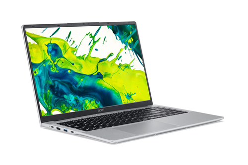 Acer Aspire Lite AL15-54P-54DD Intel Core Ultra 5 115U Laptop 39,6 cm (15.6") Full HD 16 GB LPDDR5-SDRAM 512 GB SSD Wi-Fi 6 (802.11ax) Windows 11 Home Zilver
