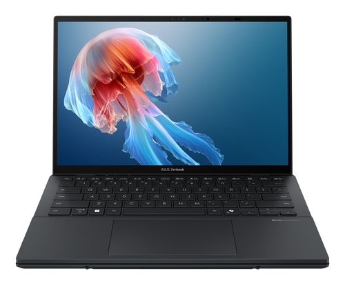 ASUS Zenbook Duo UX8406CA-QL038W Intel Core Ultra 7 255H Hybride (2-in-1) 35,6 cm (14") Touchscreen WUXGA 32 GB LPDDR5x-SDRAM 1 TB SSD Wi-Fi 7 (802.11be) Windows 11 Home Belgisch Grijs