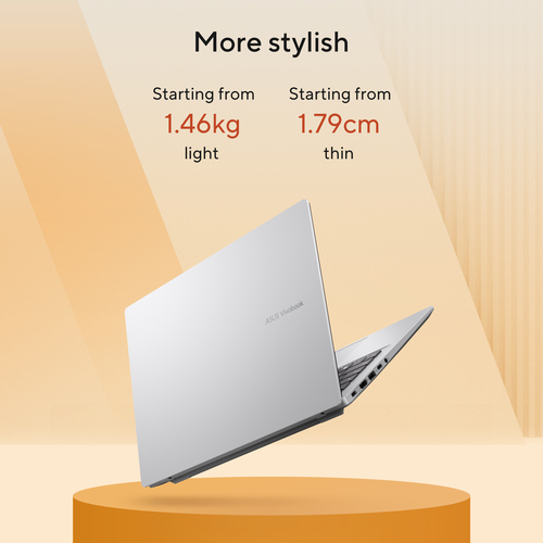 ASUS Vivobook 14 M1407GA-LY012W Copilot+ PC AMD Ryzen AI 7 445 Laptop 35,6 cm (14") WUXGA 16 GB DDR5-SDRAM 512 GB SSD Wi-Fi 6 (802.11ax) Windows 11 Home Belgisch Zilver