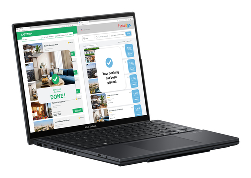ASUS Zenbook Duo UX8406CA-QLNADW Intel Core Ultra 7 255H Hybride (2-in-1) 35,6 cm (14") Touchscreen Full HD 32 GB LPDDR5x-SDRAM 1 TB SSD Wi-Fi 7 (802.11be) Windows 11 Home Grijs AZERTY Belgisch
