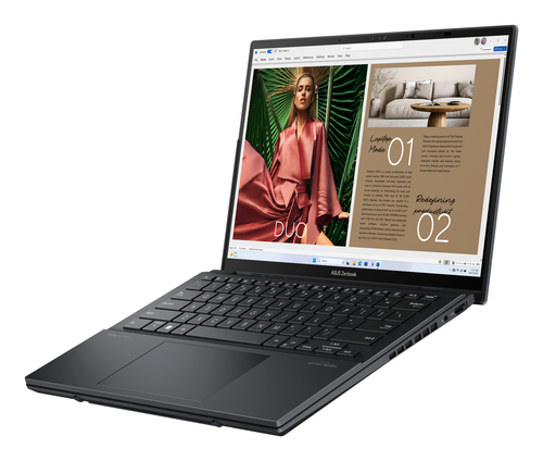 ASUS Zenbook Duo UX8406CA-QLNADW Intel Core Ultra 7 255H Hybride (2-in-1) 35,6 cm (14") Touchscreen Full HD 32 GB LPDDR5x-SDRAM 1 TB SSD Wi-Fi 7 (802.11be) Windows 11 Home Grijs AZERTY Belgisch