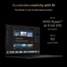 ASUS ProArt P16 H7606WP-SRNA6X Copilot+ PC AMD Ryzen AI 9 HX 370 Laptop 40,6 cm (16") Touchscreen 3K 64 GB LPDDR5x-SDRAM 1 TB SSD NVIDIA GeForce RTX 5070 Wi-Fi 7 (802.11be) Windows 11 Pro Zwart AZERTY Belgisch