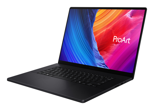 ASUS ProArt P16 H7606WP-SRNA6X Copilot+ PC AMD Ryzen AI 9 HX 370 Laptop 40,6 cm (16") Touchscreen 3K 64 GB LPDDR5x-SDRAM 1 TB SSD NVIDIA GeForce RTX 5070 Wi-Fi 7 (802.11be) Windows 11 Pro Zwart AZERTY Belgisch