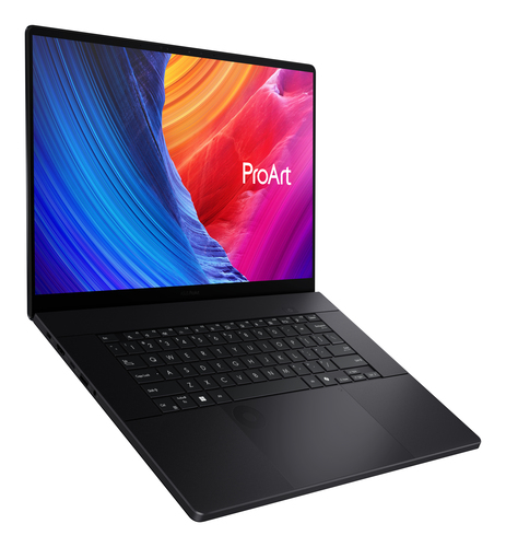 ASUS ProArt P16 H7606WP-SRNA6X Copilot+ PC AMD Ryzen AI 9 HX 370 Laptop 40,6 cm (16") Touchscreen 3K 64 GB LPDDR5x-SDRAM 1 TB SSD NVIDIA GeForce RTX 5070 Wi-Fi 7 (802.11be) Windows 11 Pro Zwart AZERTY Belgisch