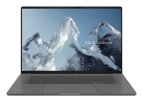 ASUS Zenbook A16 UX3607QA-SH013W Snapdragon X1-26-100 Laptop 40,6 cm (16") WUXGA 16 GB LPDDR5x-SDRAM 512 GB SSD Wi-Fi 6E (802.11ax) Windows 11 Home Belgisch Grijs