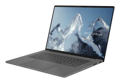 ASUS Zenbook A16 UX3607QA-SH013W Snapdragon X1-26-100 Laptop 40,6 cm (16") WUXGA 16 GB LPDDR5x-SDRAM 512 GB SSD Wi-Fi 6E (802.11ax) Windows 11 Home Belgisch Grijs