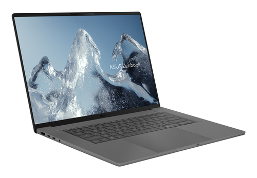 ASUS Zenbook A16 UX3607QA-SH013W Snapdragon X1-26-100 Laptop 40,6 cm (16") WUXGA 16 GB LPDDR5x-SDRAM 512 GB SSD Wi-Fi 6E (802.11ax) Windows 11 Home Belgisch Grijs