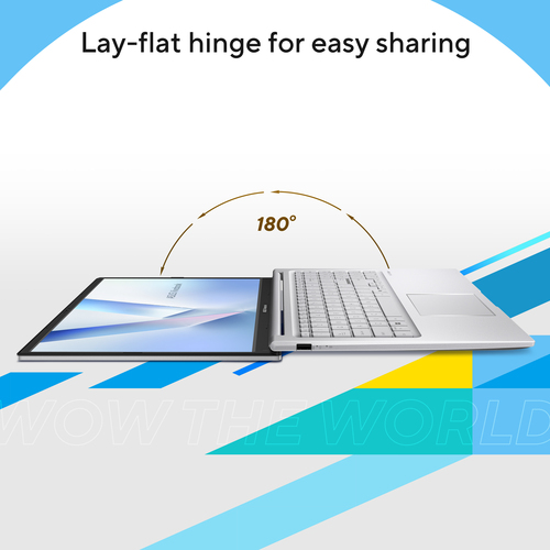ASUS Vivobook 15 X1504MA-BQ048W Intel Core 5 320 Laptop 39,6 cm (15.6") Full HD 16 GB DDR5-SDRAM 512 GB SSD Wi-Fi 6 (802.11ax) Windows 11 Home Belgisch Blauw