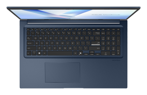 ASUS Vivobook 17 X1704MA-AU012W Intel Core 5 320 Laptop 43,9 cm (17.3") Full HD 16 GB DDR5-SDRAM 512 GB SSD Wi-Fi 6 (802.11ax) Windows 11 Home Belgisch Blauw