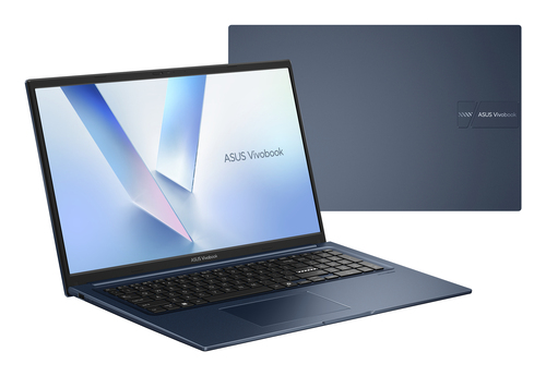 ASUS Vivobook 17 X1704MA-AU012W Intel Core 5 320 Laptop 43,9 cm (17.3") Full HD 16 GB DDR5-SDRAM 512 GB SSD Wi-Fi 6 (802.11ax) Windows 11 Home Belgisch Blauw