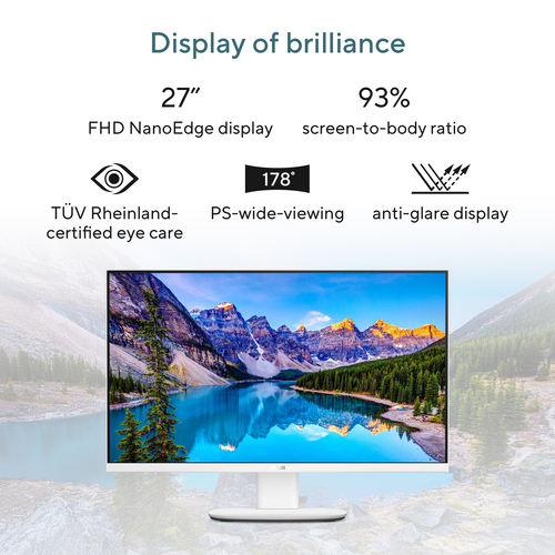 ASUS V600 AiO VM670KA-BPE070W AMD Ryzen AI 5 330 68,6 cm (27") 1920 x 1080 Pixels Alles-in-één-pc 16 GB DDR5-SDRAM 512 GB SSD Windows 11 Home Wi-Fi 6 (802.11ax) Zwart