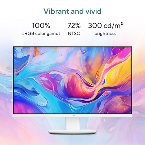 ASUS V600 AiO VM670KA-BPE070W AMD Ryzen AI 5 330 68,6 cm (27") 1920 x 1080 Pixels Alles-in-één-pc 16 GB DDR5-SDRAM 512 GB SSD Windows 11 Home Wi-Fi 6 (802.11ax) Zwart
