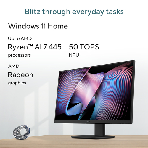 ASUS V600 AiO VM670KA-BPE070W AMD Ryzen AI 5 330 68,6 cm (27") 1920 x 1080 Pixels Alles-in-één-pc 16 GB DDR5-SDRAM 512 GB SSD Windows 11 Home Wi-Fi 6 (802.11ax) Zwart
