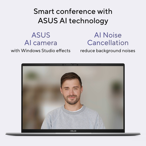 ASUS Vivobook S16 S3607QA-SH109W Copilot+ PC Snapdragon X1-26-100 Laptop 40,6 cm (16") WUXGA 16 GB LPDDR5x-SDRAM 512 GB SSD Wi-Fi 6E (802.11ax) Windows 11 Home Grijs AZERTY Belgisch