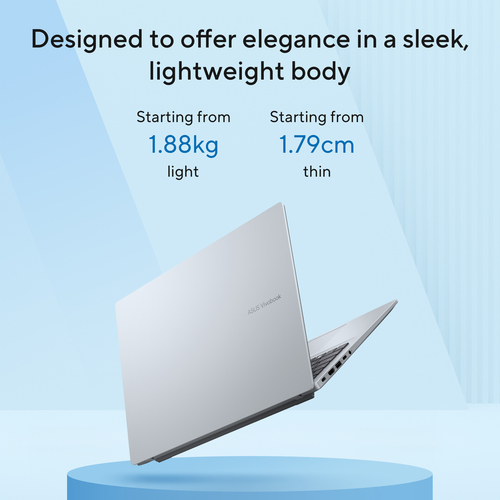 ASUS Vivobook 16 X1607CA-MB082W Intel Core Ultra 9 285H Laptop 40,6 cm (16") WUXGA 16 GB DDR5-SDRAM 512 GB SSD Wi-Fi 6 (802.11ax) Windows 11 Home Blauw AZERTY Belgisch