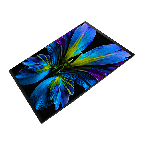 ASUS Zenbook Duo UX8407AA-SN481WS Intel Core Ultra 9 386H Laptop 35,6 cm (14") Touchscreen 3K 32 GB LPDDR5x-SDRAM 1 TB SSD Wi-Fi 7 (802.11be) Windows 11 Home Grijs AZERTY Belgisch