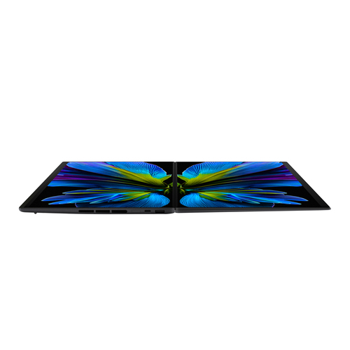 ASUS Zenbook Duo UX8407AA-SN481WS Intel Core Ultra 9 386H Laptop 35,6 cm (14") Touchscreen 3K 32 GB LPDDR5x-SDRAM 1 TB SSD Wi-Fi 7 (802.11be) Windows 11 Home Grijs AZERTY Belgisch