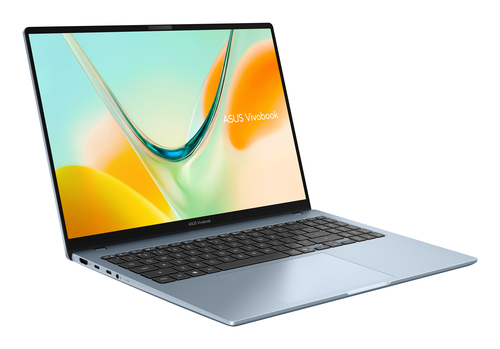 ASUS Vivobook S16 S5608QA-MB255W Copilot+ PC Snapdragon X1-26-101 Laptop 40,6 cm (16") WUXGA 8 GB LPDDR5x-SDRAM 256 GB SSD Wi-Fi 6E (802.11ax) Windows 11 Home Blauw AZERTY Belgisch