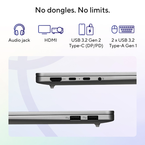 ASUS Vivobook S16 S5608QA-MB255W Copilot+ PC Snapdragon X1-26-101 Laptop 40,6 cm (16") WUXGA 8 GB LPDDR5x-SDRAM 256 GB SSD Wi-Fi 6E (802.11ax) Windows 11 Home Blauw AZERTY Belgisch