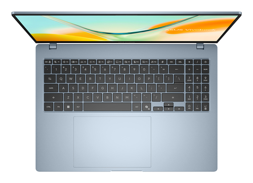 ASUS Vivobook S16 S5608QA-MB255W Copilot+ PC Snapdragon X1-26-101 Laptop 40,6 cm (16") WUXGA 8 GB LPDDR5x-SDRAM 256 GB SSD Wi-Fi 6E (802.11ax) Windows 11 Home Blauw AZERTY Belgisch