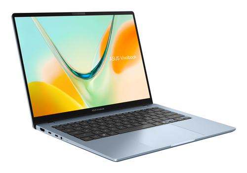 ASUS Vivobook S14 S5408QA-TM275W Copilot+ PC Snapdragon X1-26-101 Laptop 35,6 cm (14") WUXGA 8 GB LPDDR5x-SDRAM 256 GB SSD Wi-Fi 6E (802.11ax) Windows 11 Home Blauw AZERTY Belgisch
