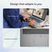 ASUS Vivobook S14 S5408QA-TM275W Copilot+ PC Snapdragon X1-26-101 Laptop 35,6 cm (14") WUXGA 8 GB LPDDR5x-SDRAM 256 GB SSD Wi-Fi 6E (802.11ax) Windows 11 Home Blauw AZERTY Belgisch
